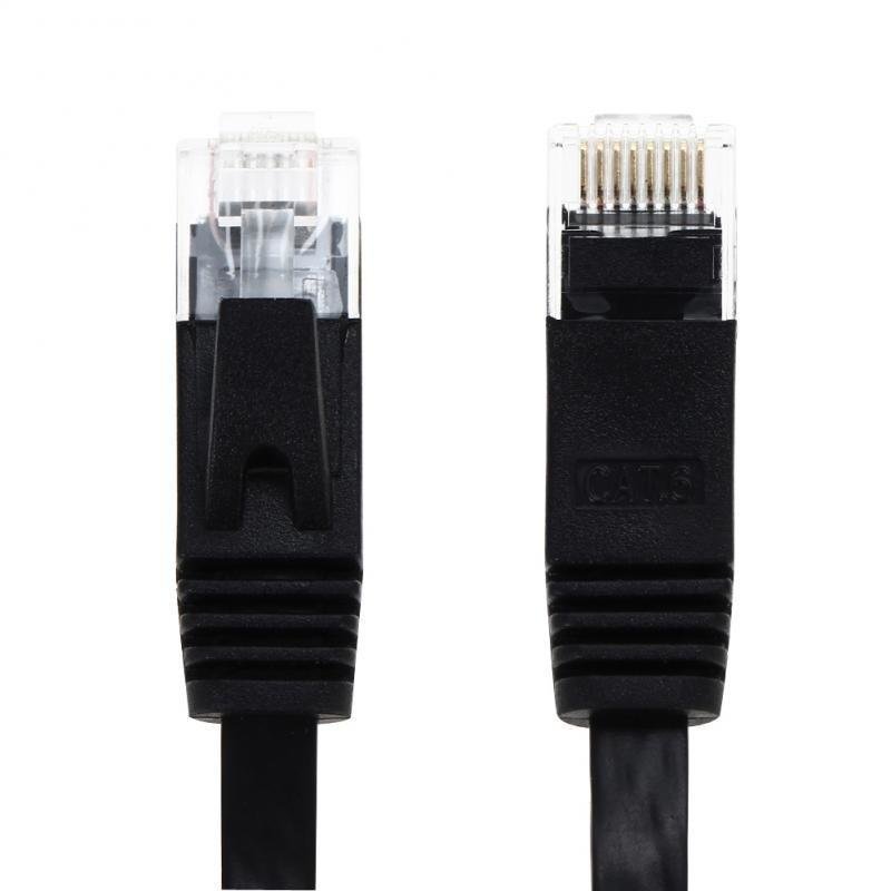 Cable 10m Red Flat RJ45 Cat6 Ethernet LAN Internet Módem Router
