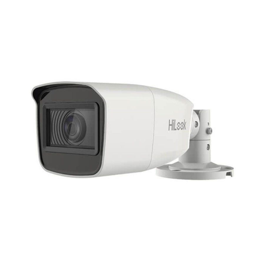 Cámara Analógica Bullet HD 1080P Lente Varifocal 2.8mm Smart IR 40m Visión Nocturna HiLook