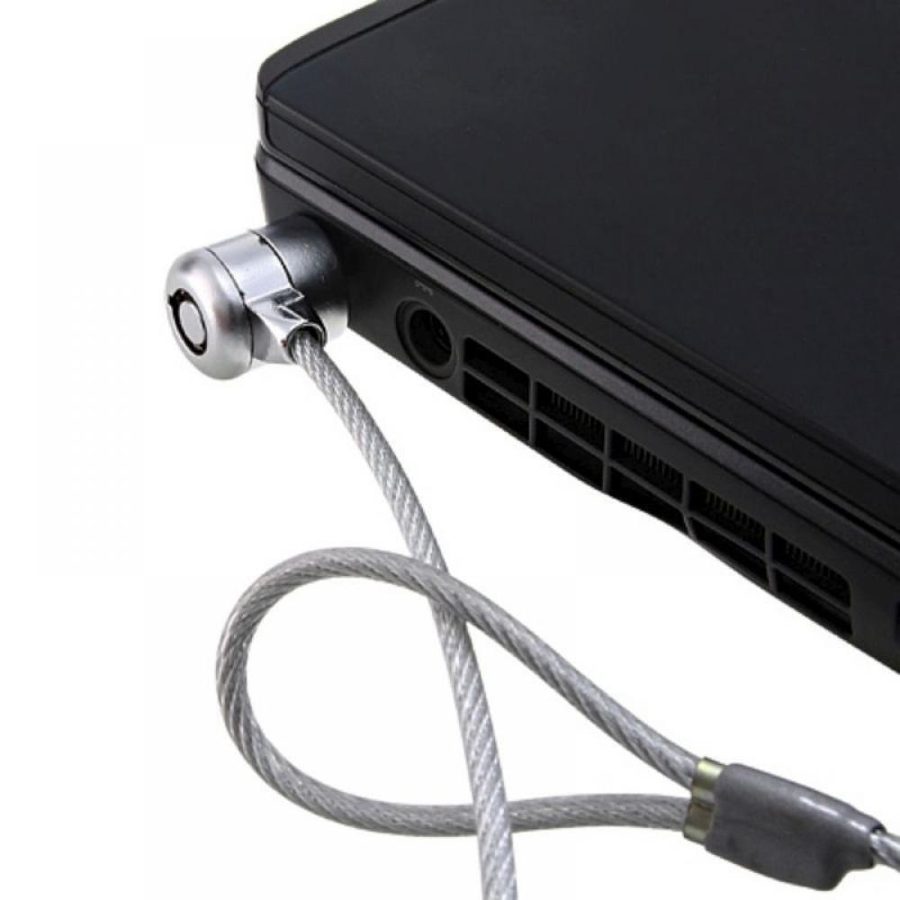 Candado Cable Con Llave Laptop Seguridad Anti Robo Portatiles Pc Computadora Cerradura Notebook