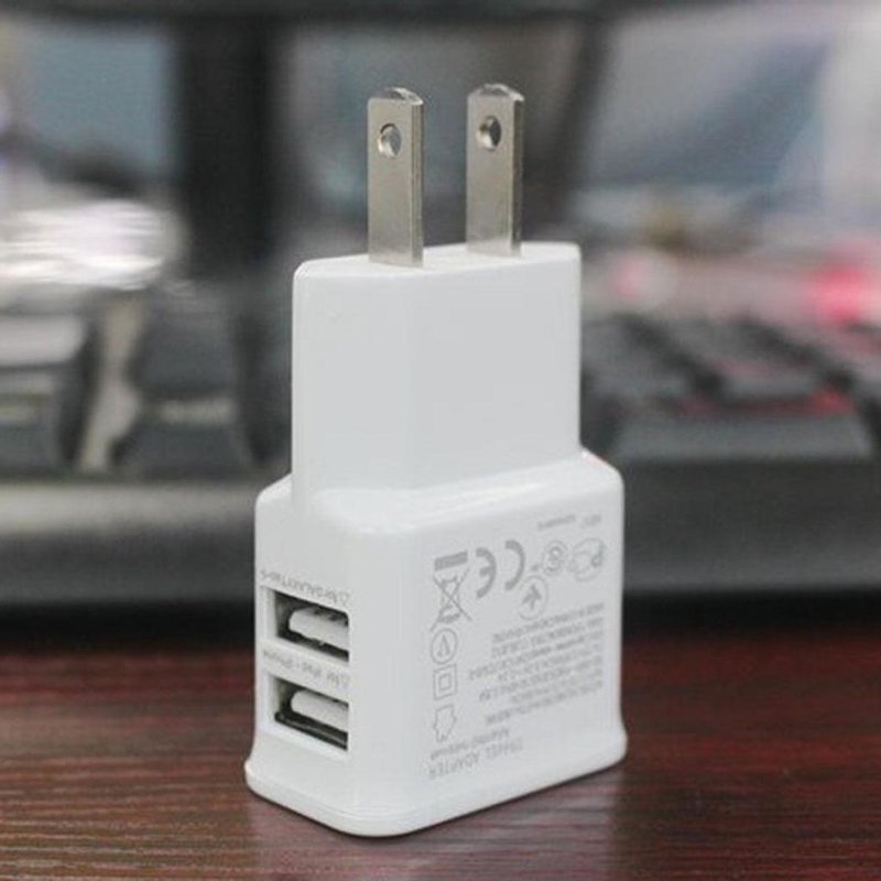 Cargador Pared 2 0a Dual Port Usb Adaptador Iphone 6 6plus Samsung