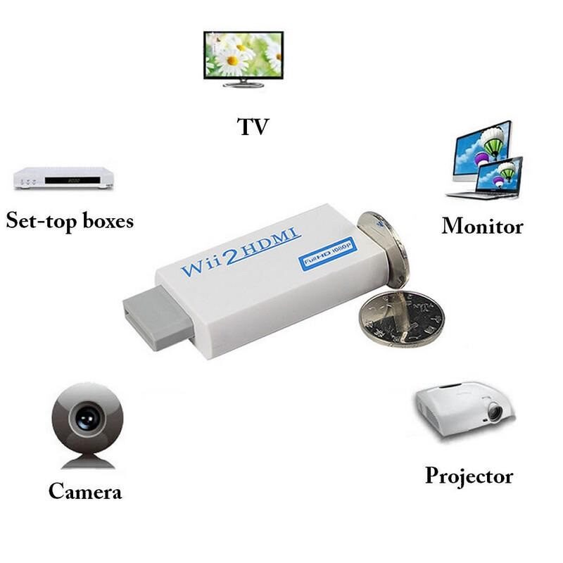 Convertidor de Wii a HDMI 1080P para dispositivo Full HD, adaptador HDMI de  Wii con conector de Audio de 3,5mm y salida HDMI para Nintendo Wii/ Wii  U/HDTV - AliExpress