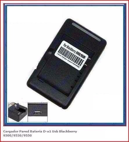 Cargador Baterías Pared D-x1 Us Plug Blackberry Celular Usb