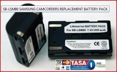 Batería Samsung Sb-lsm80 Sblsm80 Vpd355 Sc-d457 