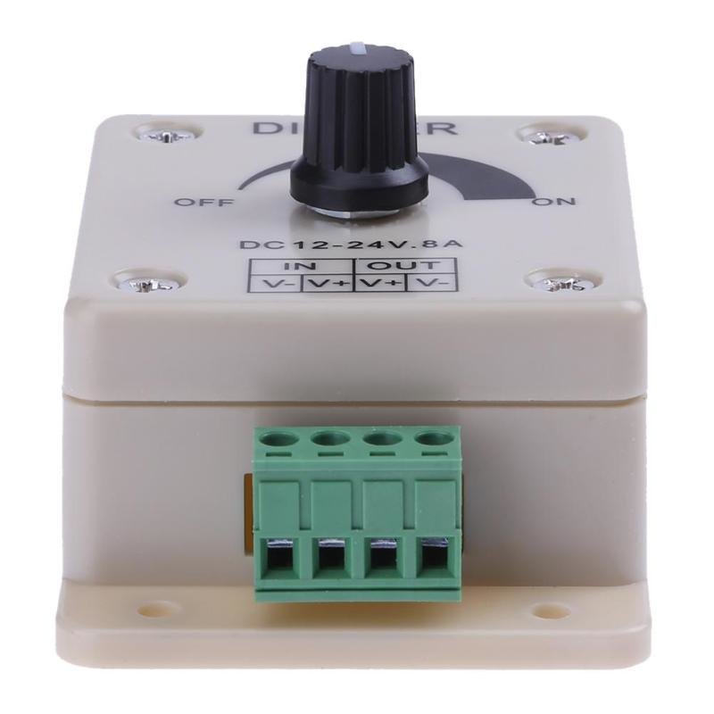 Dimmer Switch Regulador Intensidad 1224V 8A Brillo Ajustable