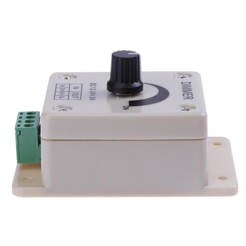 Dimmer Switch Regulador Intensidad 1224V 8A Brillo Ajustable