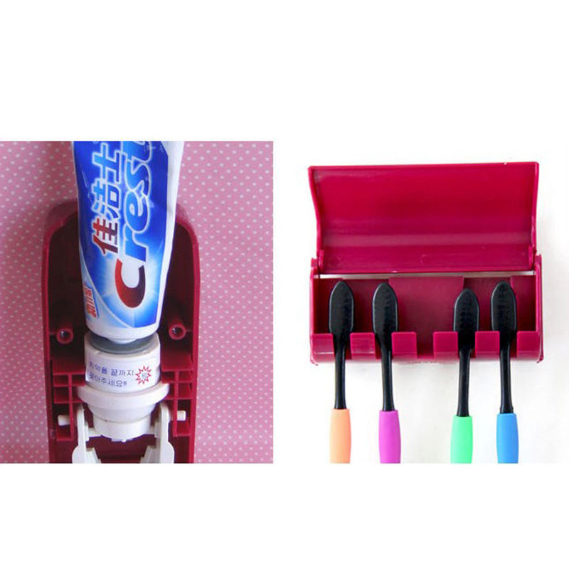 Albarato • Porta cepillos con dispensador para pasta de dientes