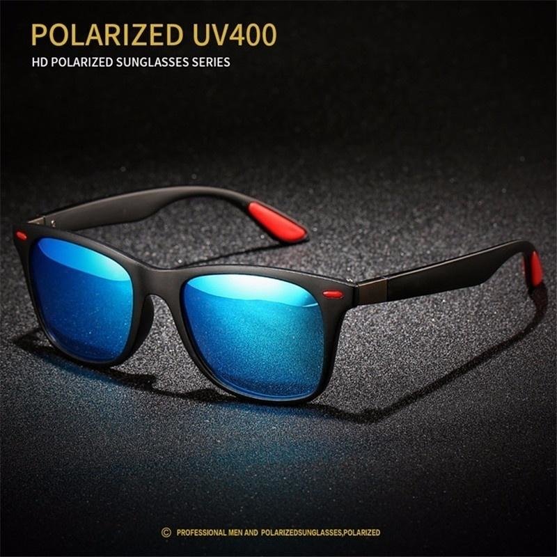 Gafas Azul Marino Unisex Conducir Cuadra HD Polarizado UV400 Sol