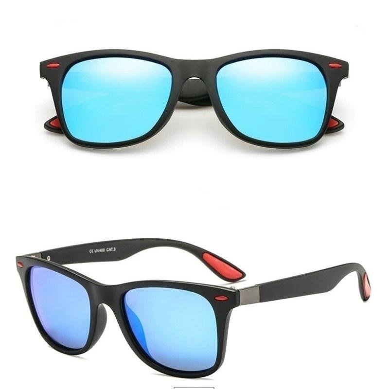 Gafas Azul Marino Unisex Conducir Cuadra HD Polarizado UV400 Sol