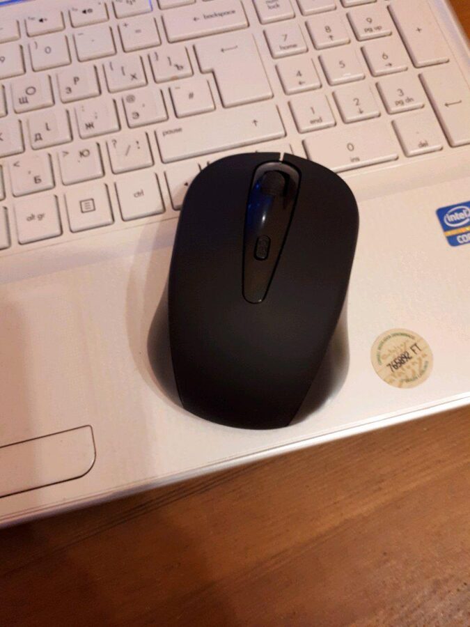 Mouse Inalámbrico 2.4GHz Negro Ratón USB Dongle Desplazamiento óptico PC Portátil MAC Linux Win Mano Der o Izq