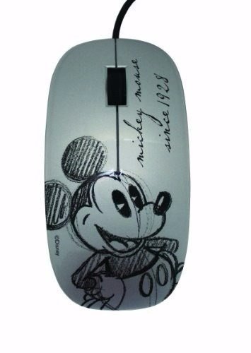 Mouse Óptico Mickey Disney 3d Alámbrico Usb Laptop Oferta Pc Wired