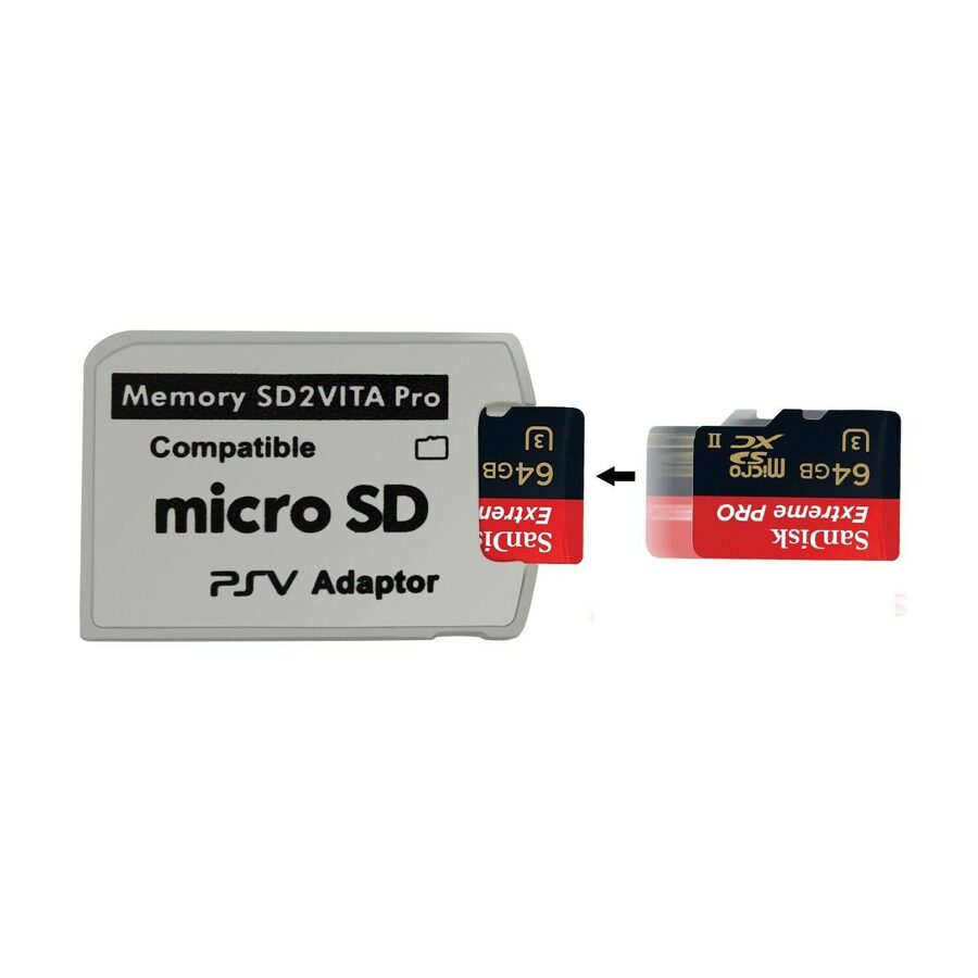 Adaptador para Tarjeta Memoria de PS Vita Micro SD V5.0 SD2VITA PSVSD Pro