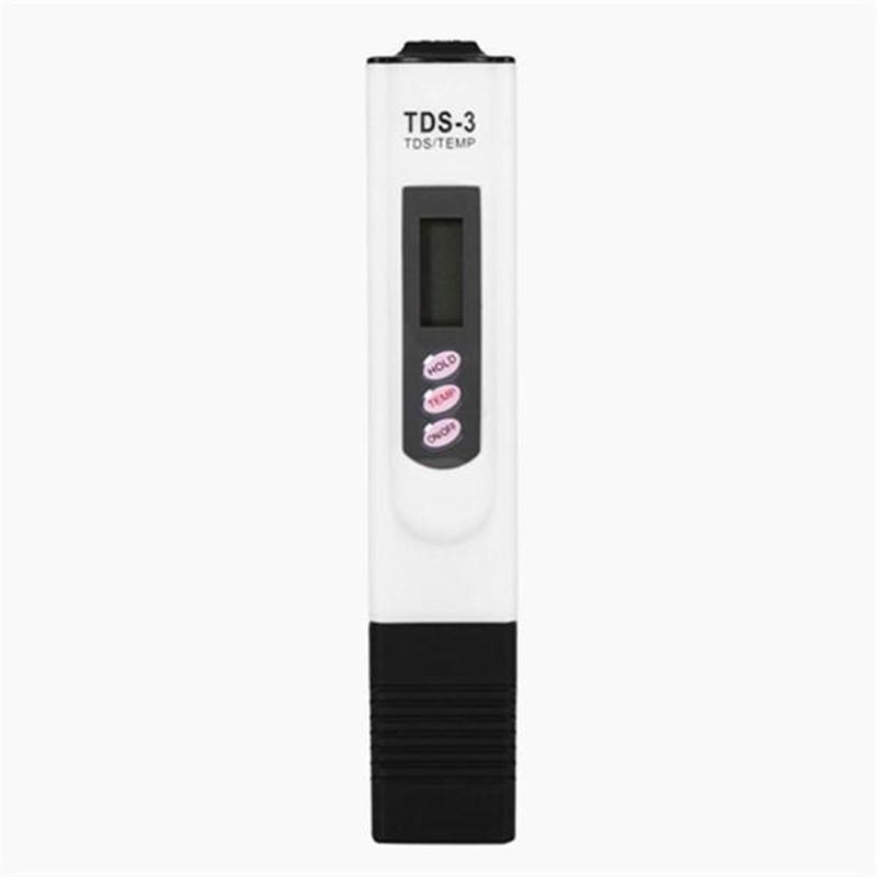 TDS Digital 0-9990 PPM Temperatura Pluma Detección Pureza Calidad Agua Portátil Probador Medición Filtro