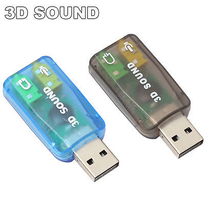 Tarjeta Sonido Audio Externo 5.1ch Usb Adaptador 3d Dj Micro