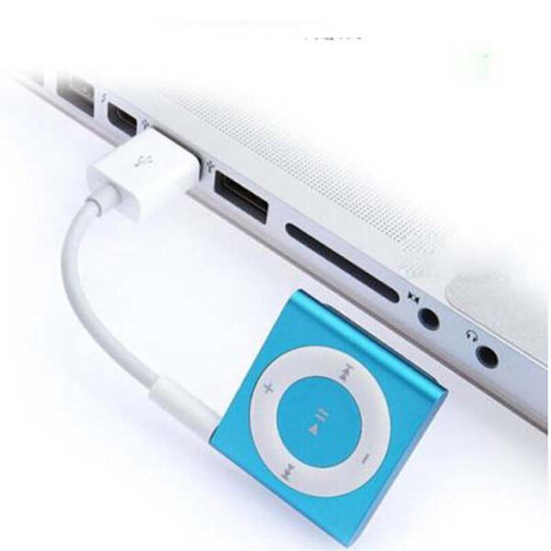 Cargador adaptador datos USB 3.5mm Cable de Audio de sincronización para iPod Shuffle 3ra 4ta Gen