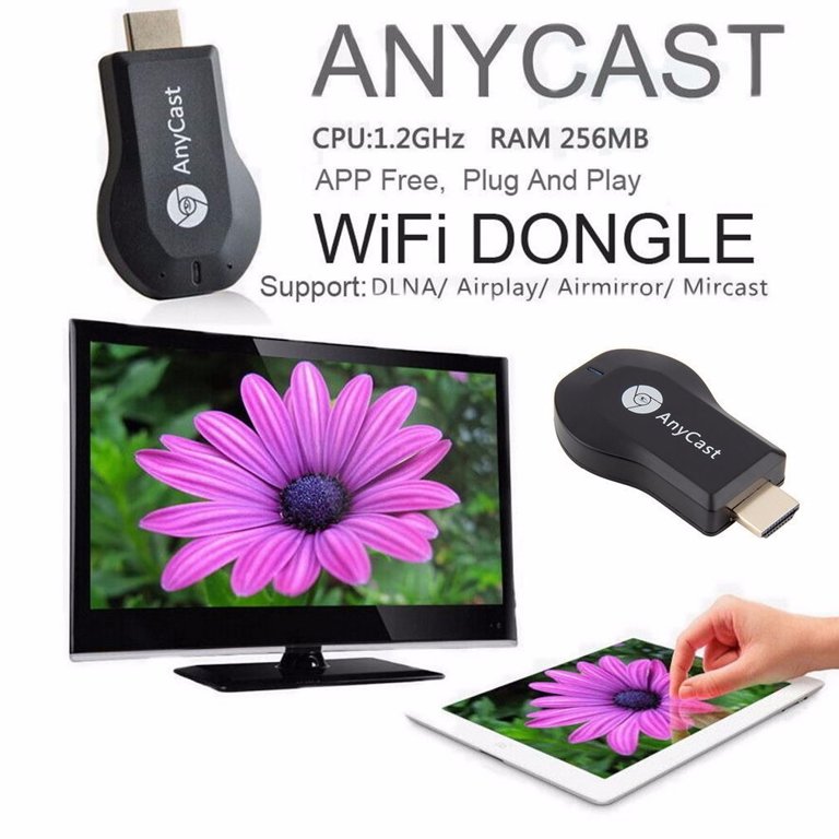 Anycast m2 plus подключение к windows 7