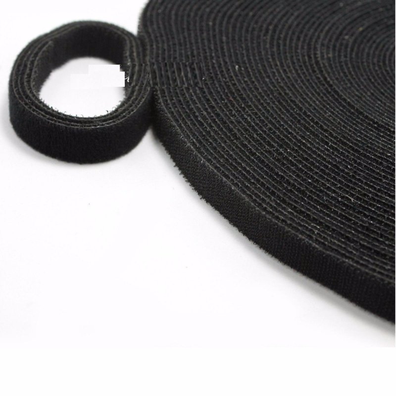 Rollo Velcro Negro Adhesivo Velcro Sew Hook & Loop