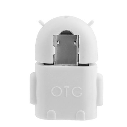Adaptador OTG forma de robot micro USB 2.0 convertidor anfitrión macho a usb hembra adaptador otg para android tableta