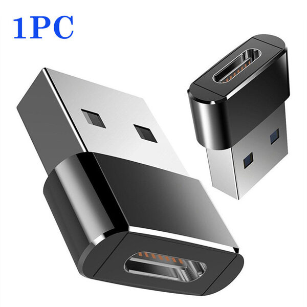 Adaptador USB macho a Tipo C Hembra OTG Teléfono Laptop Convertidor Datos para iPhone 12, 13 Pro Max, 13, 12, Cargador USB-C 2.0 Conector Macbook Samsung S20 Nexus Oneplus