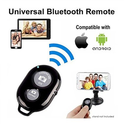 Bluetooth Teledirigido Sin Cables Obturador Cámara Teléfono Monopod Selfie Android Iphone IOS