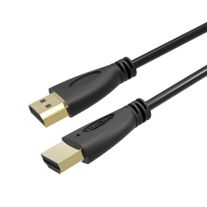 Cable HDMI a HDMI Plateado Datos 3D de Alta Velocidad de 4K 1.4V HD 1080p Mide 10 metros PS4 Proyector Computadora