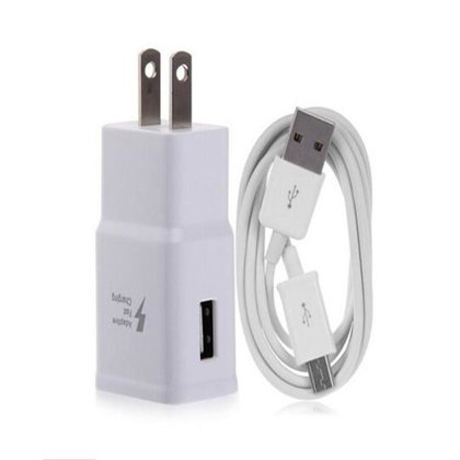 Cargador Enchufe US USB Hogar Adaptador Cargador Pared Cable de Datos Micro Usb 5V 2A
