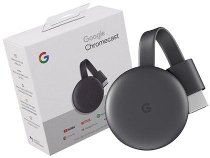 Google Chromecast III GA00439-US (Charcoal, 3era Generación)