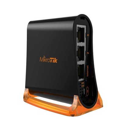 Router hAP Mini de 3 puertos 10/100M WIFI Doble Cadena Wireless 2.4GHz 802.11b/g/n 1.5dBi de Potencia Mikrotik