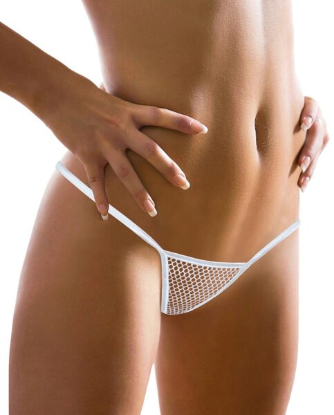 Hilo Erótica Alemana Transparente Micro Thong Lencería Fina Bikini Huecos Sensual